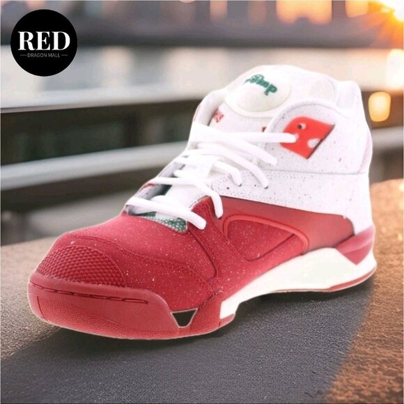 Reebok Court Victory Pump Red Leather Sneakers Shoes - Men\'s Size 9 main image 12